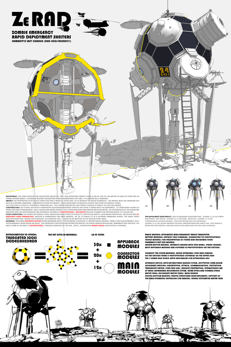 Illustration for article titled 20 Ridiculously Nifty Zombie Safe House Designs